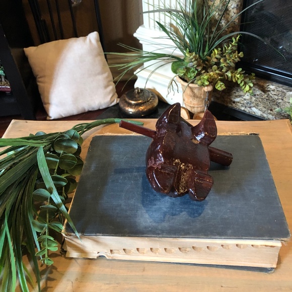 Thai Wooden Frog Carved Handcrafted, Thailand - Picture 4 of 9